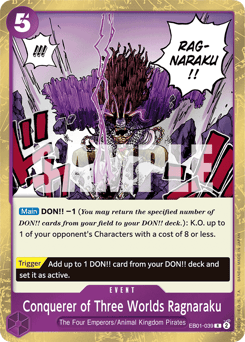 Conquerer of Three Worlds Ragnaraku (foil)