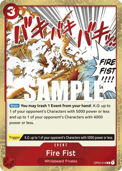 Fire Fist (foil)