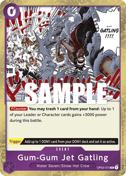 Gum-Gum Jet Gatling (foil)