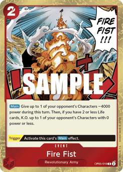 Fire Fist (foil)