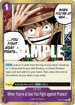 When You're at Sea You Fight against Pirates!! (foil)