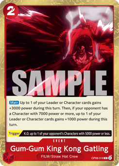 Gum-Gum King Kong Gatling (foil)