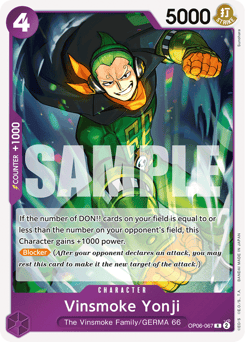 Vinsmoke Yonji (foil)