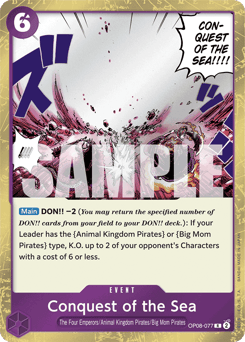 Conquest of the Sea (foil)