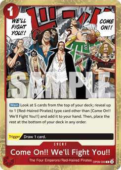 Come On!! We'll Fight You!! (foil)