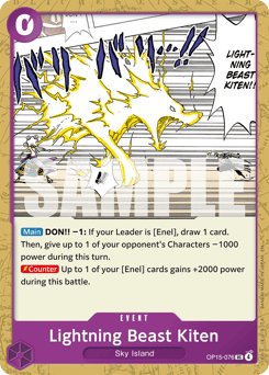 Lightning Beast Kiten