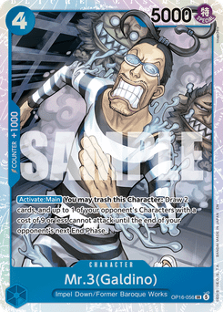 Mr.3(Galdino) (foil)