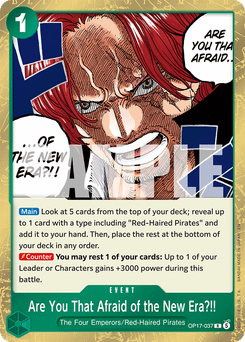 Are You That Afraid of the New Era?!! (foil)