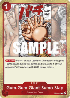Gum-Gum Giant Sumo Slap (foil)
