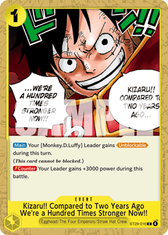 Kizaru!! Compared to Two Years Ago We're a Hundred Times Stronger Now!!
